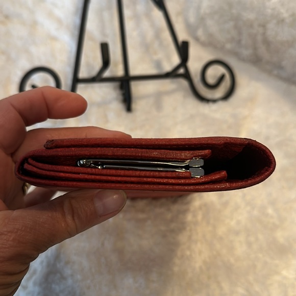 Gucci Burnt Orange Canvas Wallet - Picture 3 of 12